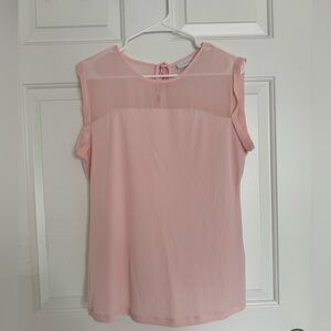 NY&C Pink Mesh Top